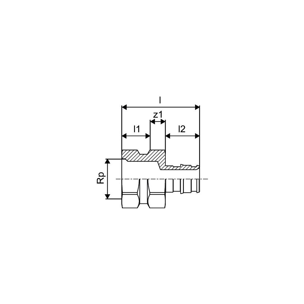 Uponor Q und E, Übergang Innengewinde NKB, DR 22 x 3/4" FT... UPONOR-1025840 7331541033503 (Abb. 3)
