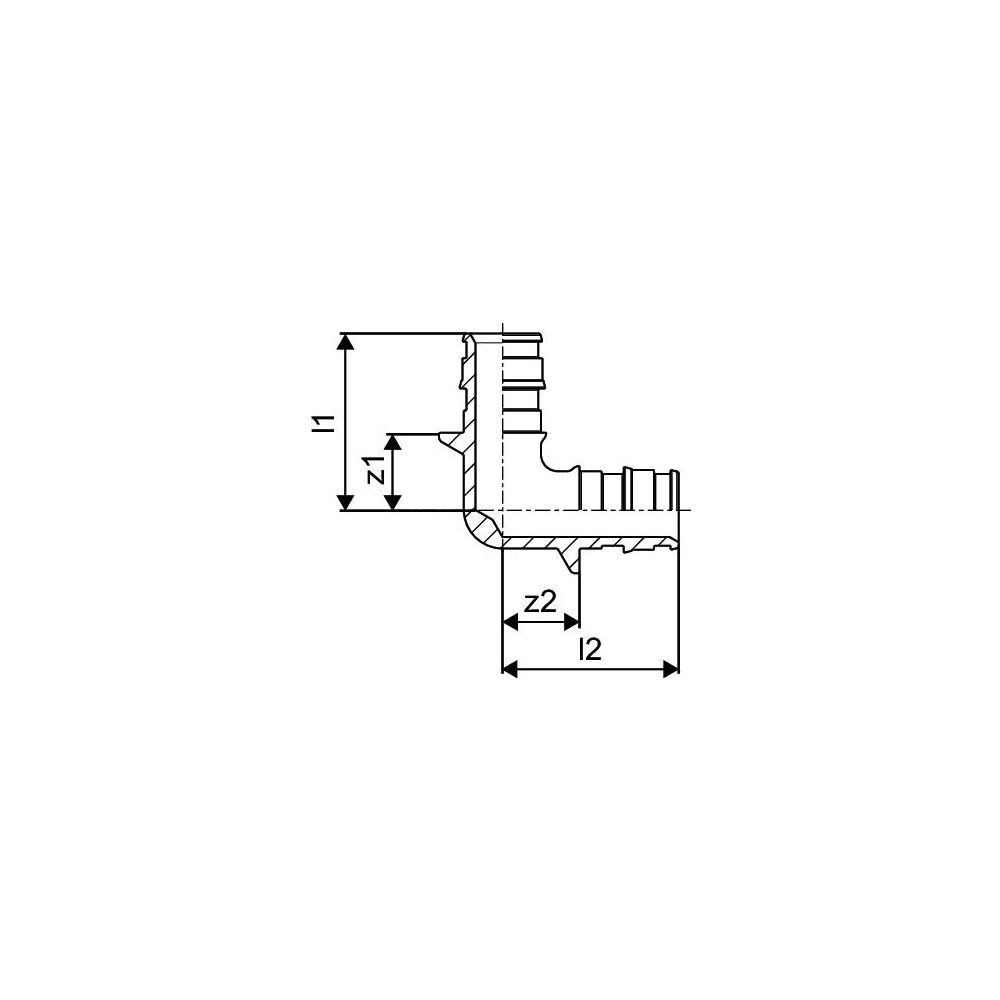Uponor Q und E, Bogen NKB, DR 22x22mm, 1025940... UPONOR-1025940 7331541109123 (Abb. 3)