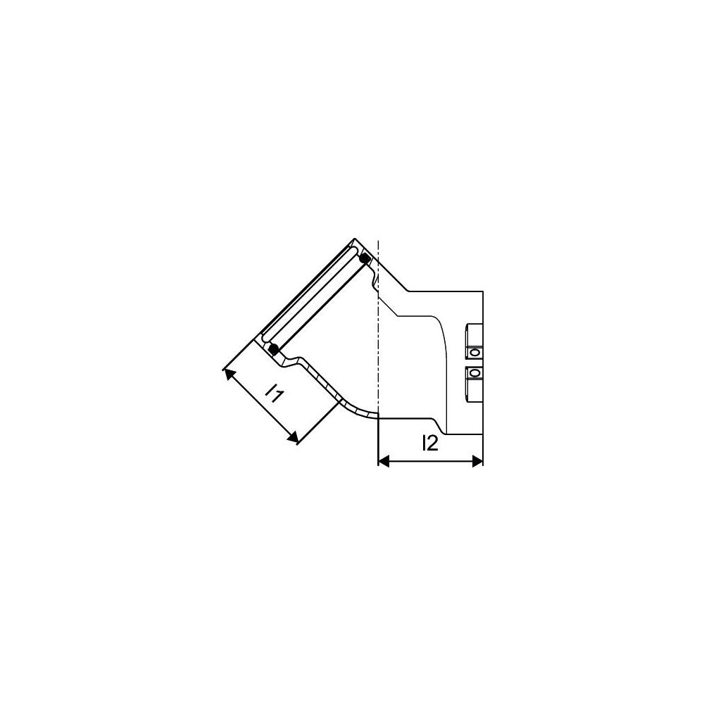 Uponor RS Winkel 45 Grad, RS3 x RS3, 1029141... UPONOR-1029141 4021598106789 (Abb. 3)