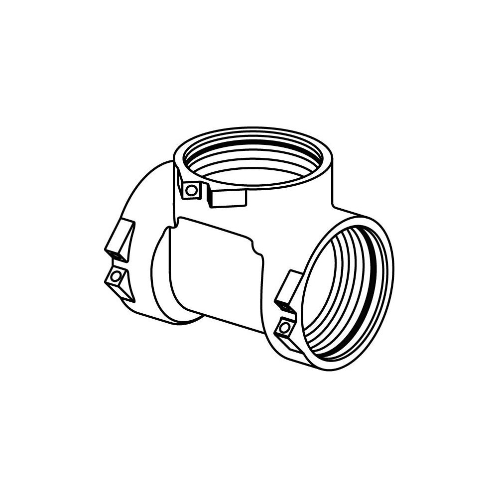 Uponor RS T-Stück, RS2 x RS2 x RS2, 1029142... UPONOR-1029142 4021598106796 (Abb. 2)