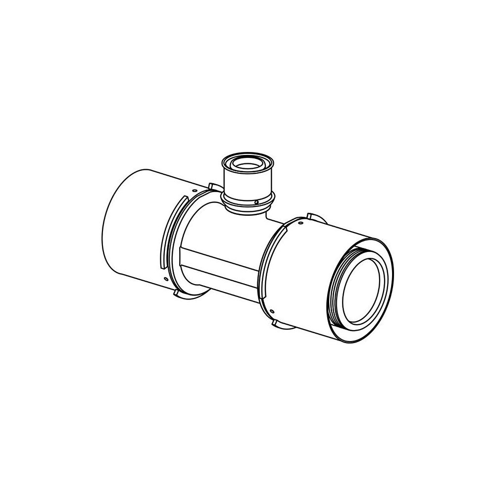 Uponor S-Press Verbund-T-Stück reduziert, 75x32x75mm, PPSU... UPONOR-1032892 6414905220915 (Abb. 2)