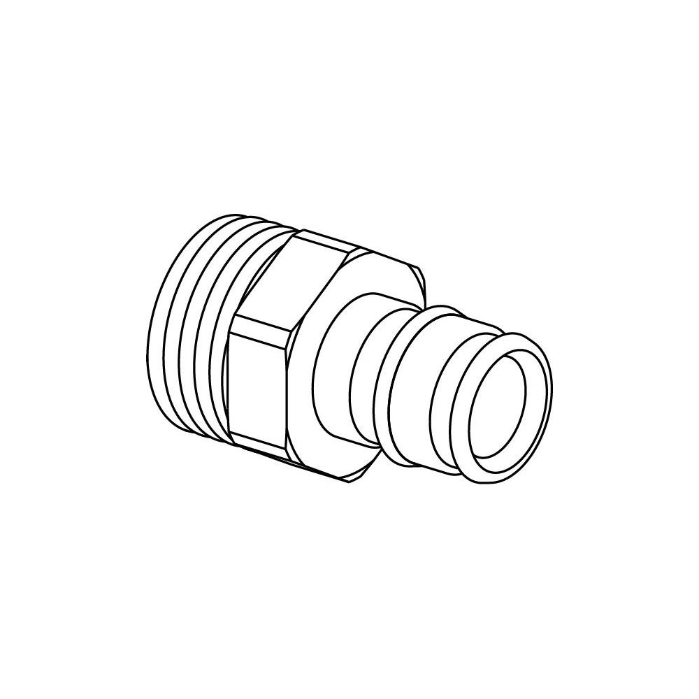 Uponor Q&E Übergangsnippel PL 25-G1"MT... UPONOR-1047863 4021598117389 (Abb. 2)