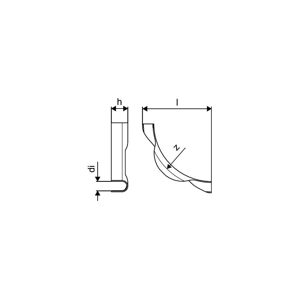 Uponor Multi Rohrführungsbogen Stahl 34, 1001231... UPONOR-1001231 7321500019075 (Abb. 2)
