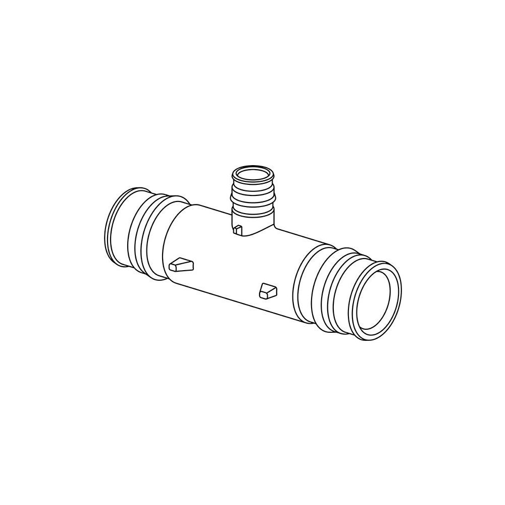 Uponor Q und E Reduzier-T-Stück, 63x32x63mm, PPSU... UPONOR-1042870 6414907056178 (Abb. 2)