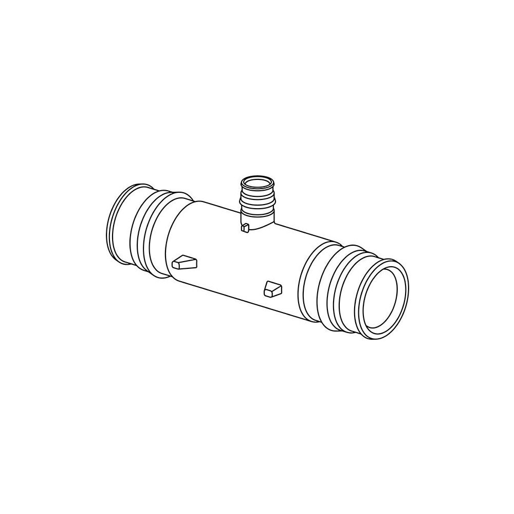 Uponor Q und E Reduzier-T-Stück, 63x25x63mm, PPSU... UPONOR-1042873 6414907056161 (Abb. 2)