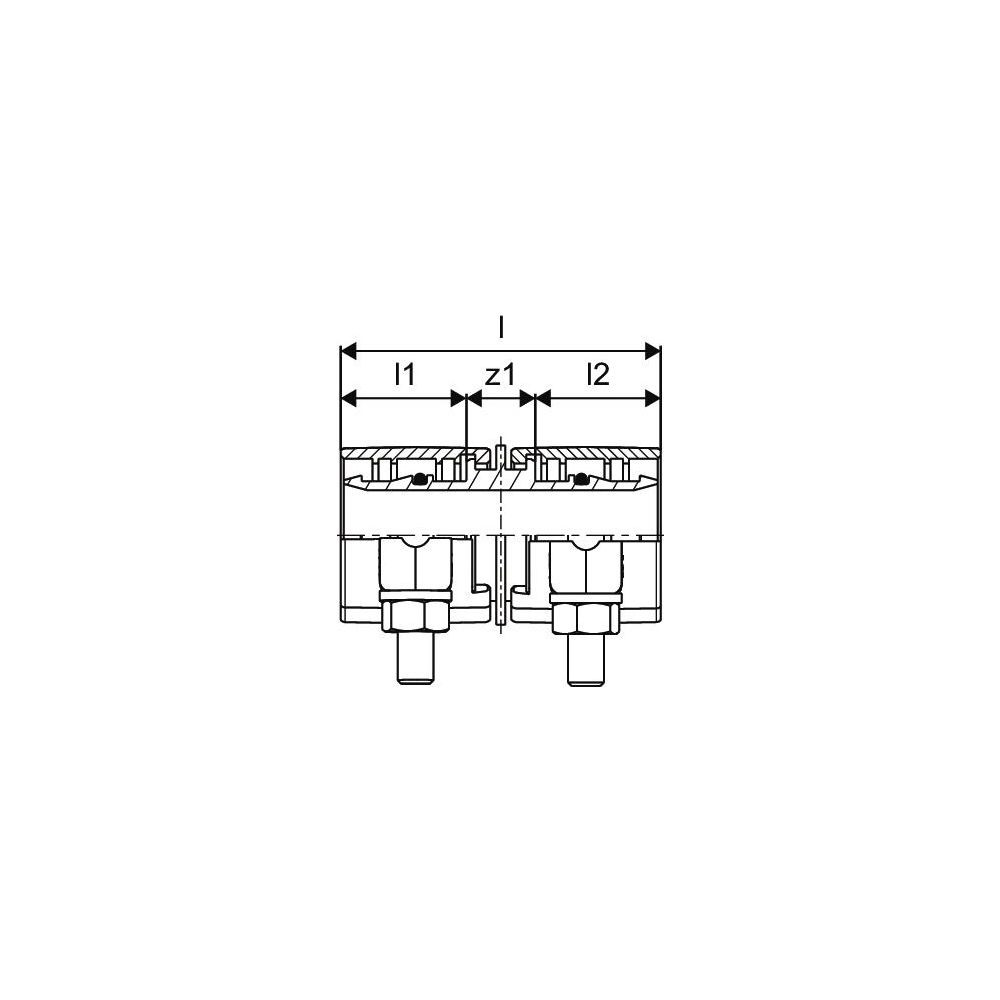 Uponor Wipex Kupplung PN 6, 40x3,7-40x3,7mm... UPONOR-1042980 7331541200783 (Abb. 3)