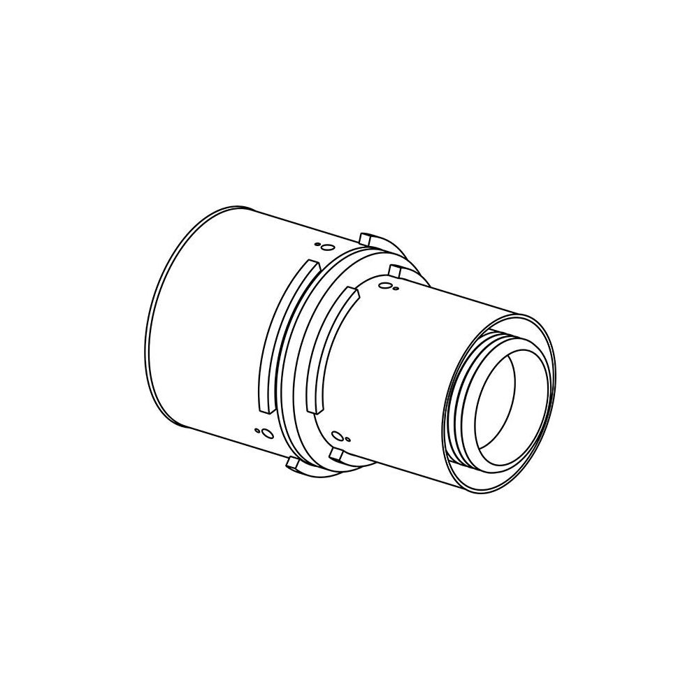 Uponor S-Press Kupplung reduziert, 50x40mm, 1046934... UPONOR-1046934 4021598114319 (Abb. 2)