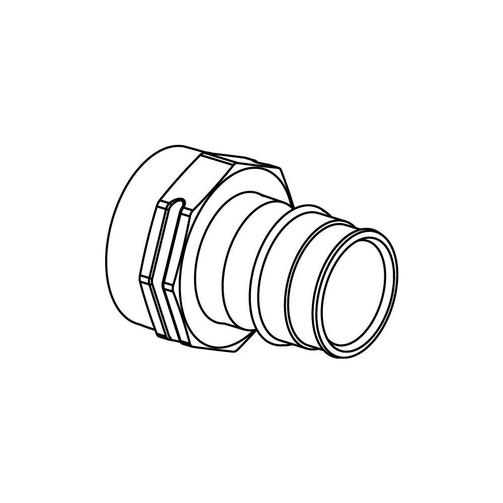 Uponor Q&E Übergangsmuffe PL 32-G1"FT... UPONOR-1047866 4021598117402 (Abb. 2)