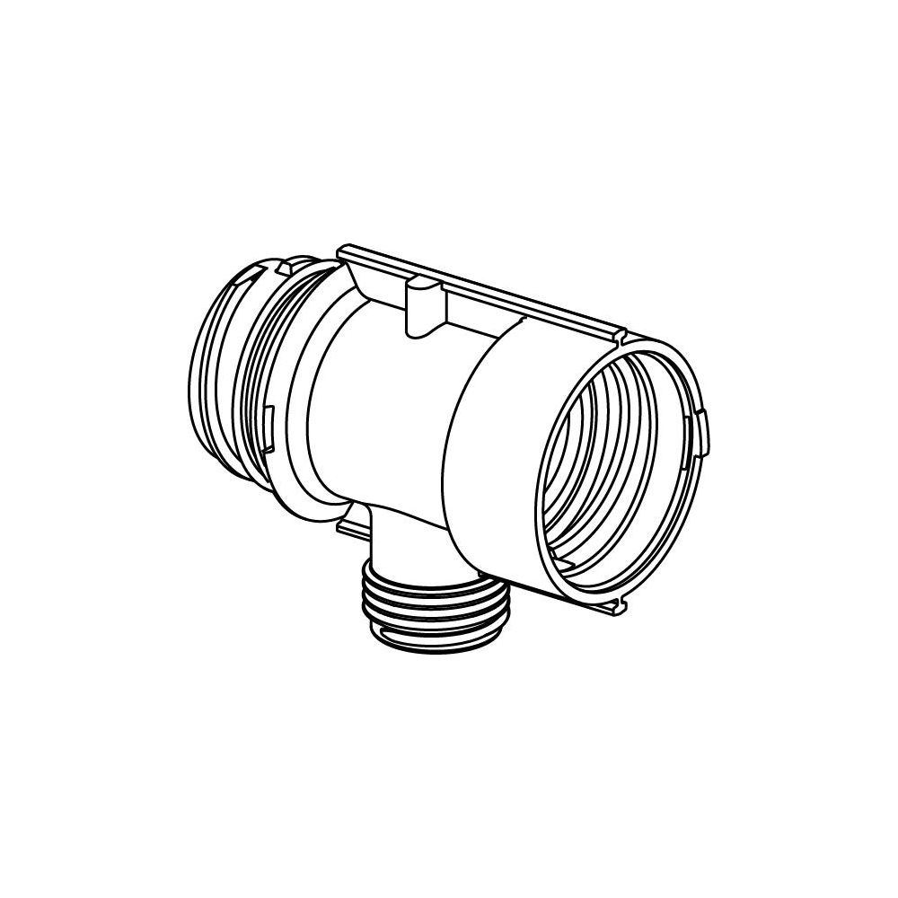 Uponor Aqua Plus Verteilersegment PPM, 1" , 1xG 1/2" MT, c/c50mm... UPONOR-1047997 6414905200979 (Abb. 2)