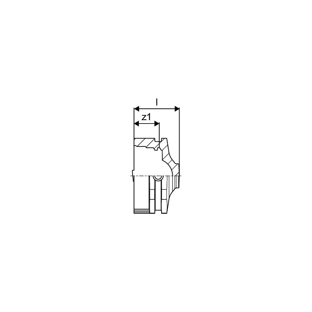 Uponor Aqua Plus Endkappe PPM, 1" FT, 1048004... UPONOR-1048004 6414905201068 (Abb. 3)