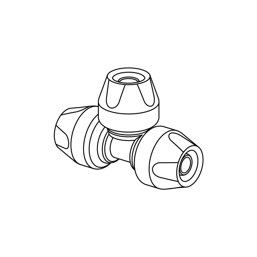 Uponor RTM T-Stück PPSU 25-25-25... UPONOR-1048552 4021598116207 (Abb. 2)