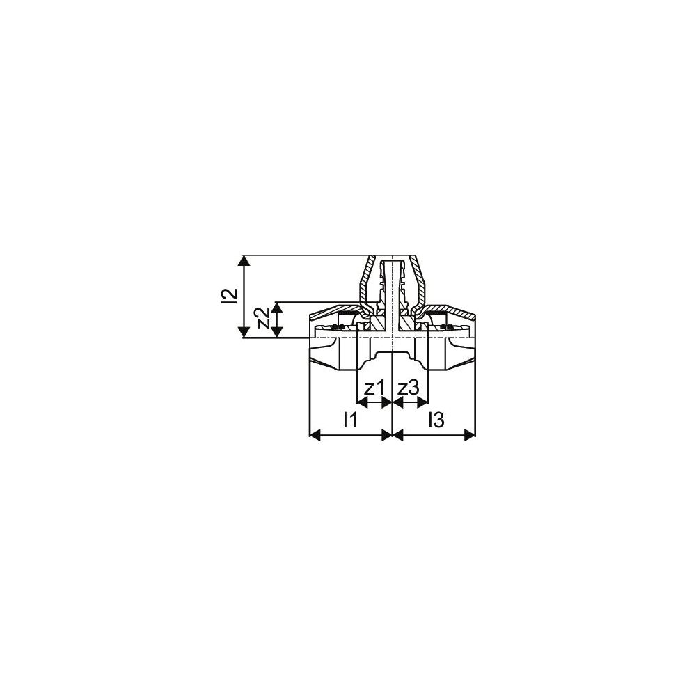 Uponor RTM T-Stück PPSU 25-25-25... UPONOR-1048552 4021598116207 (Abb. 3)