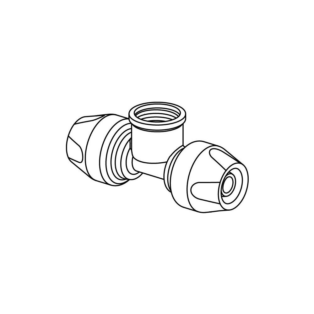 Uponor RTM T-Stück mit Innengewinde 20-Rp1/2"FT-20... UPONOR-1048588 4021598116566 (Abb. 2)