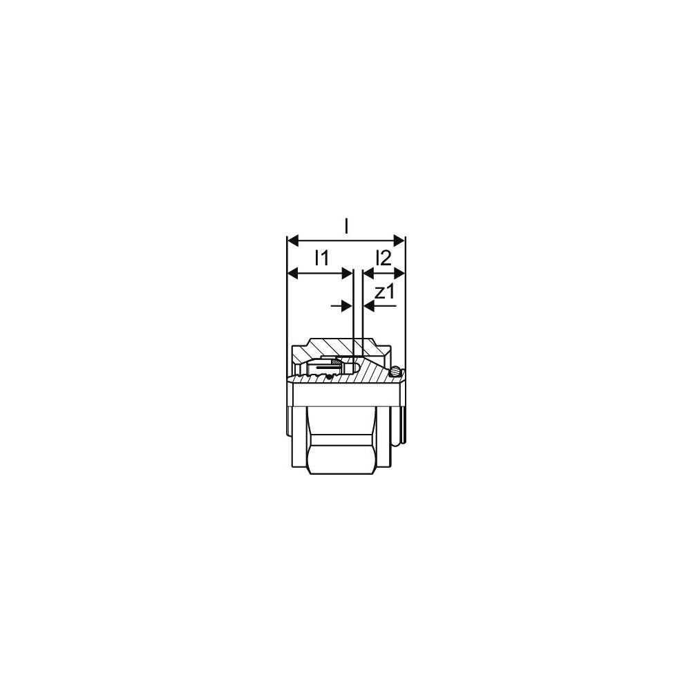 Uponor Flex-X Verschraubung Eurokonus für PEX, 16x1,8/2,0mm x 3/4" FT Eurokonus... UPONOR-1057441 4021598119154 (Abb. 2)