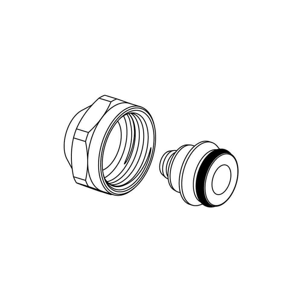Uponor Uni-X Verschraubung MLC, 18x3/4" FT Eurokonus... UPONOR-1058091 4021598119680 (Abb. 2)