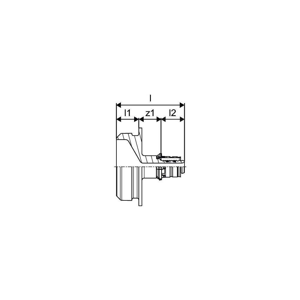 Uponor RS Adapter S-Press, 16mm x RS2, 1059397... UPONOR-1059397 4021598121690 (Abb. 2)