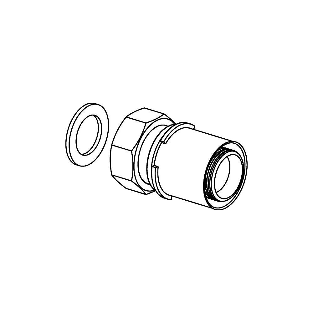Uponor S-Press Verschraubung IG 50-G1 3/4"SN... UPONOR-1046938 4021598114340 (Abb. 2)