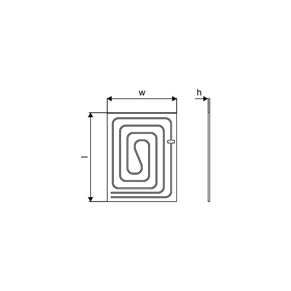 Uponor Renovis Panel, 2000x625x15mm, Weiß, 1061171... UPONOR-1061171 4021598124318 (Abb. 2)