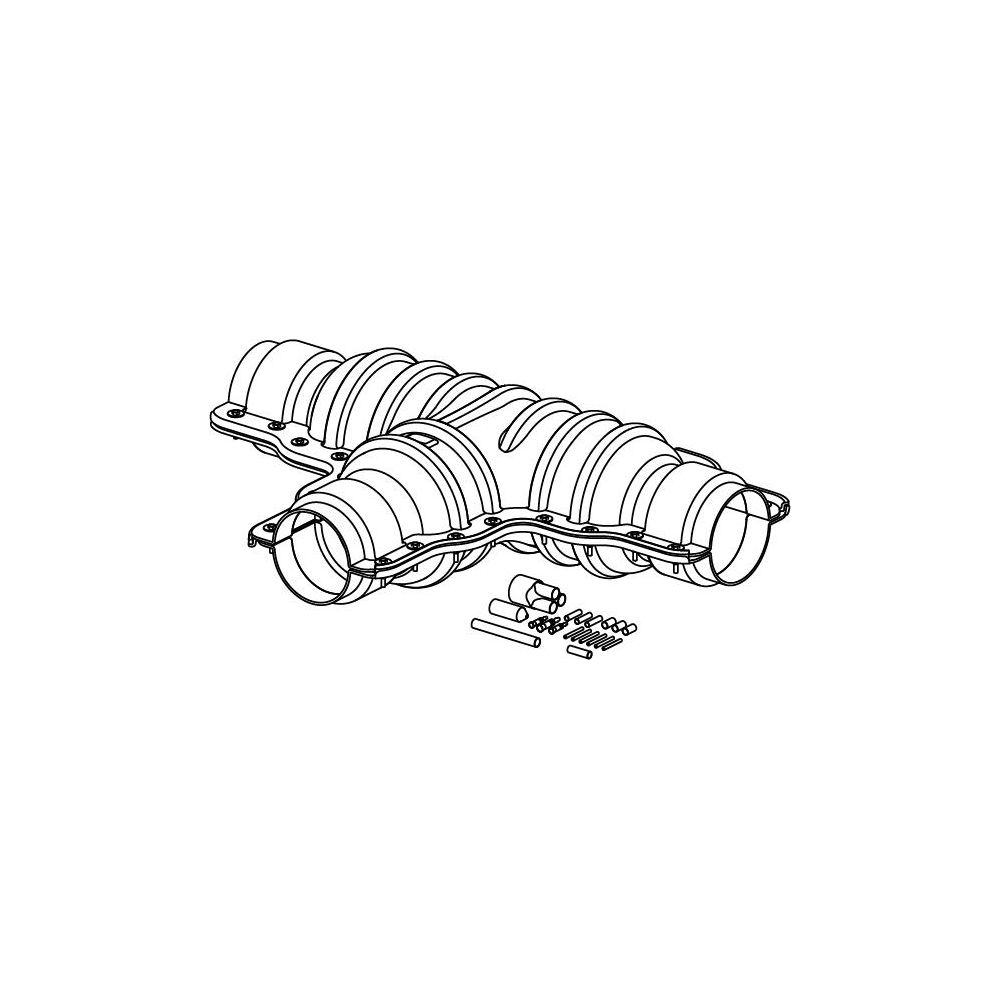 Uponor Ecoflex Supra Plus T-Set, 200/175/140mm, 1061642... UPONOR-1061642 6414905202850 (Abb. 2)