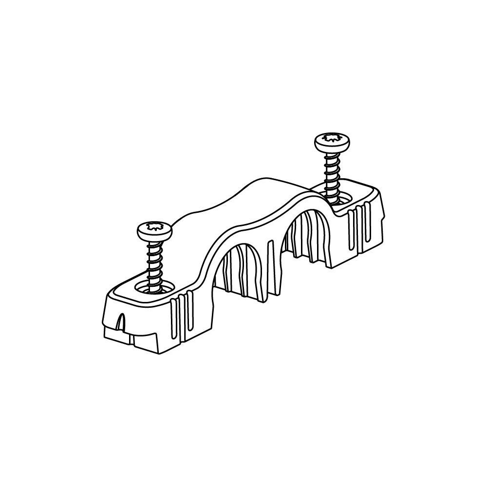 Uponor Teck Klemme doppelt, 25mm, 1063473... UPONOR-1063473 4021598128491 (Abb. 2)