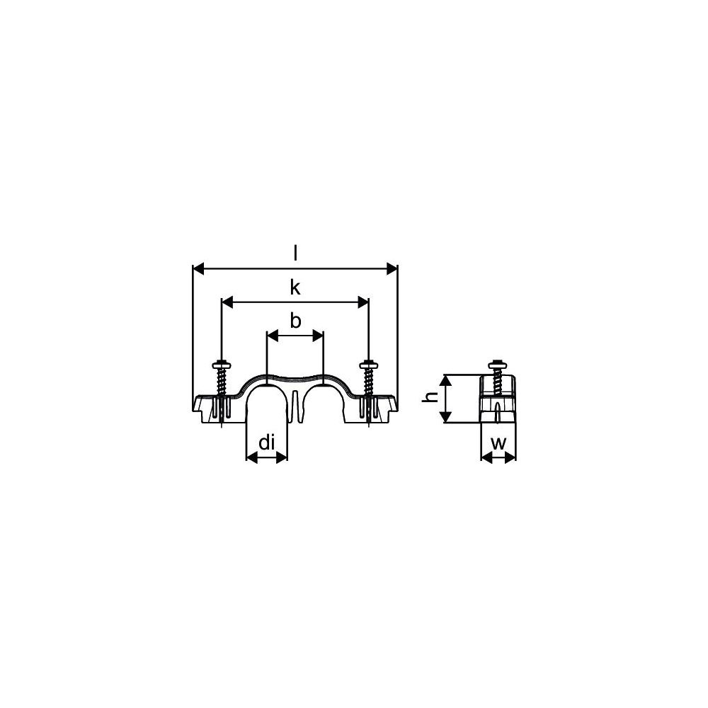 Uponor Teck Klemme doppelt, 25mm, 1063473... UPONOR-1063473 4021598128491 (Abb. 3)