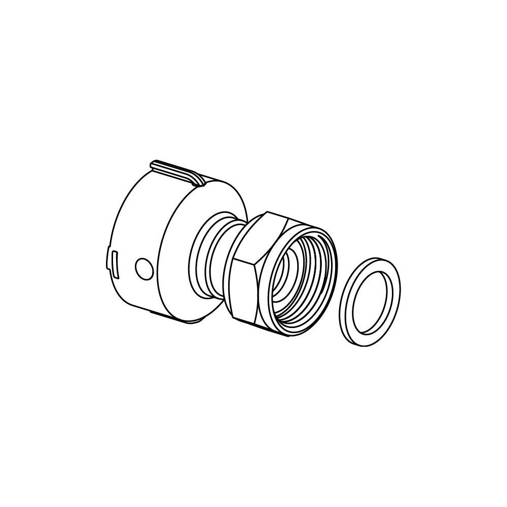 Uponor Aqua Plus FT-Übergang IG SN PPM, 1" FT x 3/4" SN... UPONOR-1063811 6414905203345 (Abb. 2)