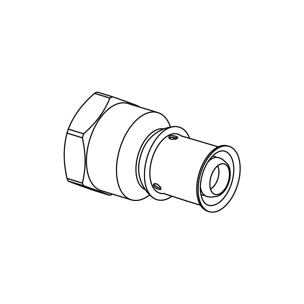 Uponor S-Press Plus Übergangsmuffe, d. 32mm x Rp 1", FT... UPONOR-1070521 6414905218417 (Abb. 2)
