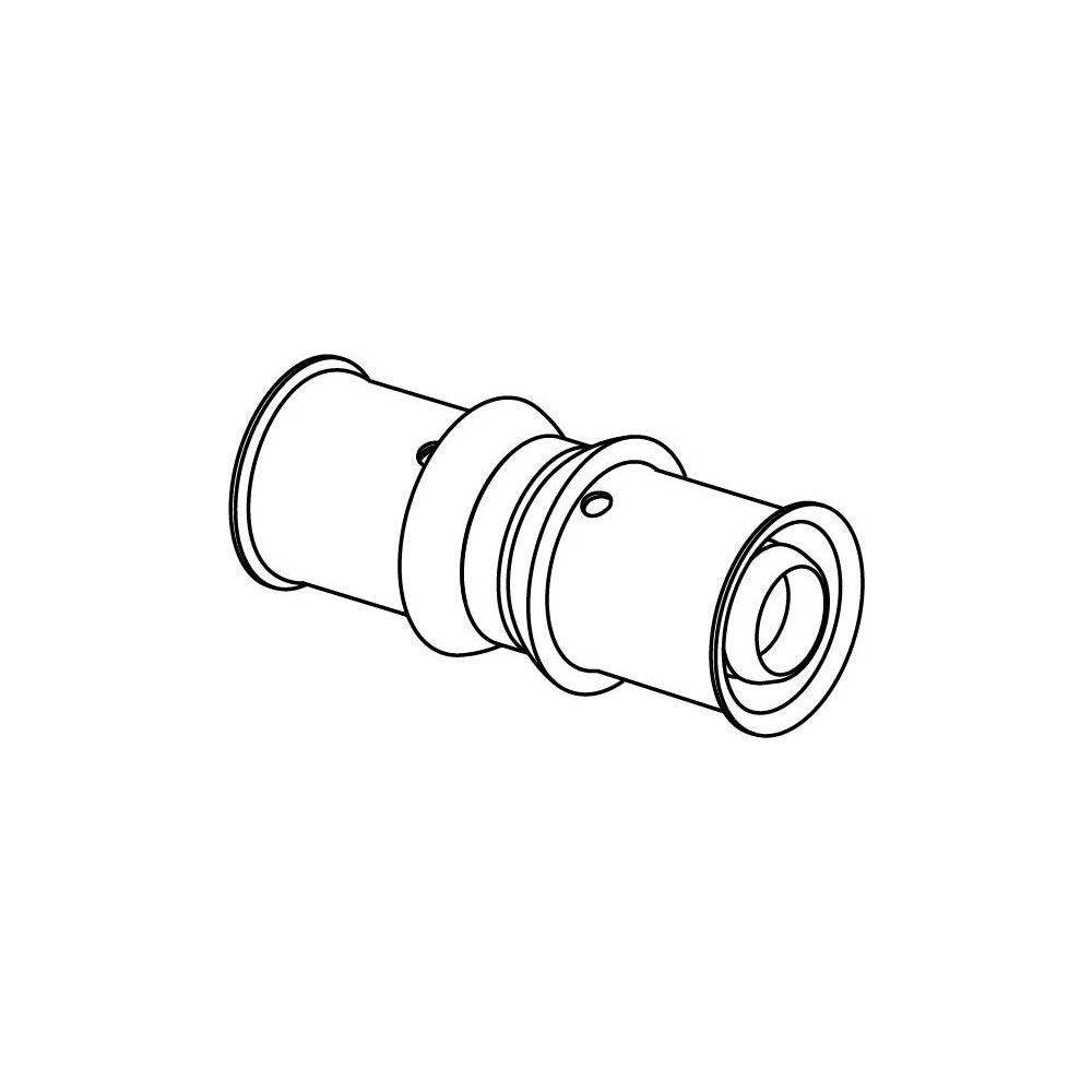 Uponor S-Press Plus Kupplung, 25x25mm, 1070549... UPONOR-1070549 6414905218691 (Abb. 2)