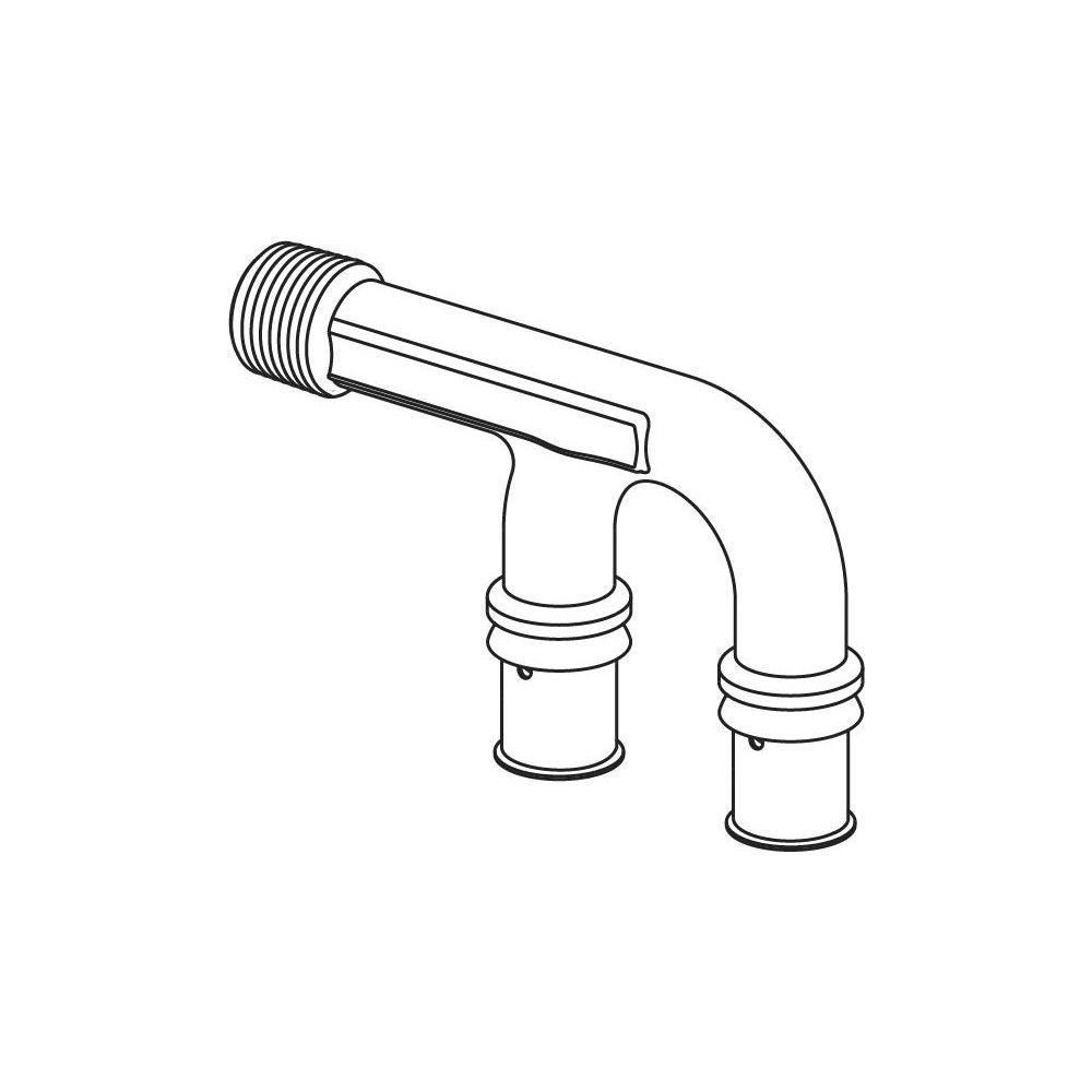 Uponor S-Press Plus U-Armaturenanschluss, 20mm x 20mm x R 3/4" MT... UPONOR-1070637 6414905219537 (Abb. 2)