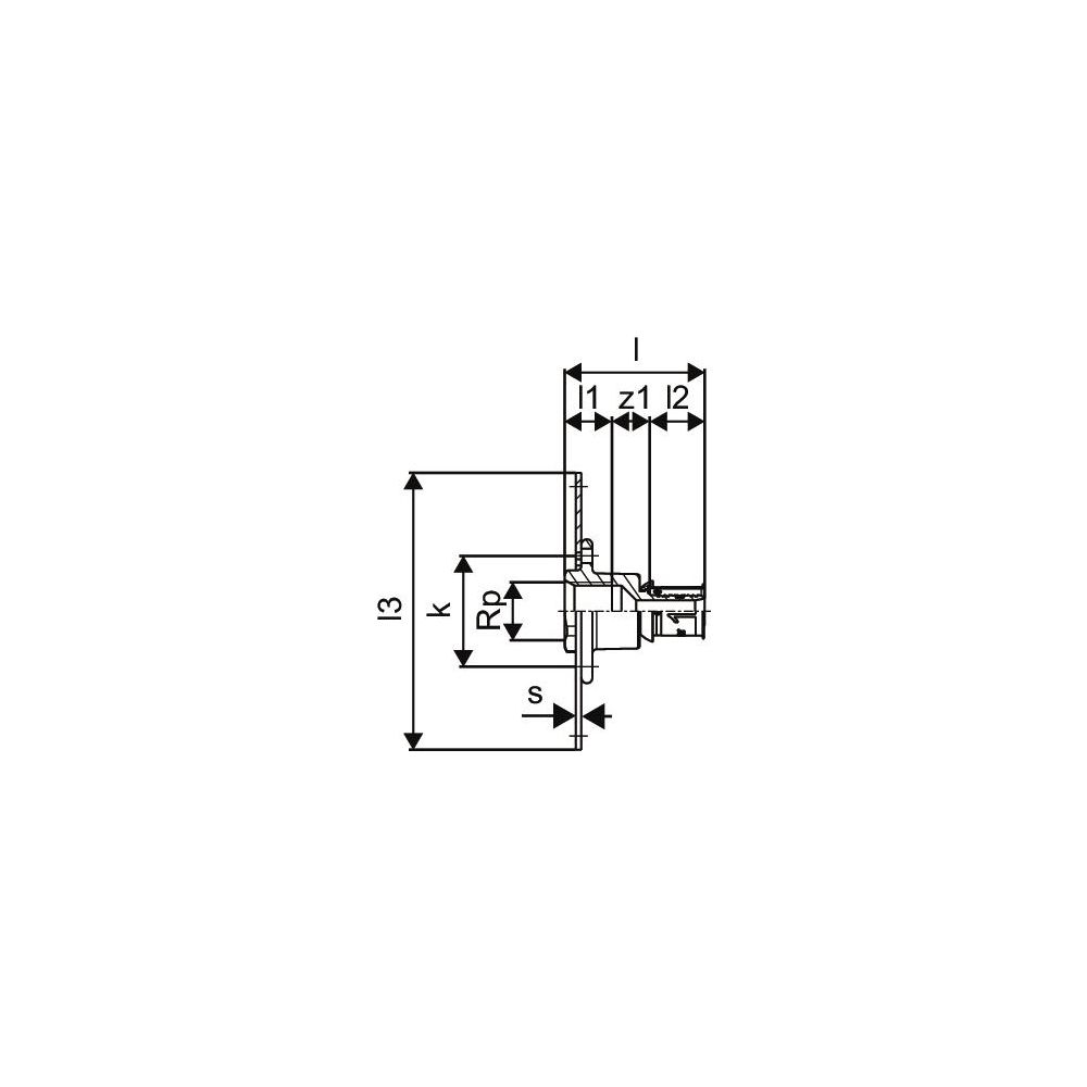 Uponor S-Press Plus Mauerdurchführung, 16mm x G 1/2" FT... UPONOR-1070652 6414905219681 (Abb. 3)