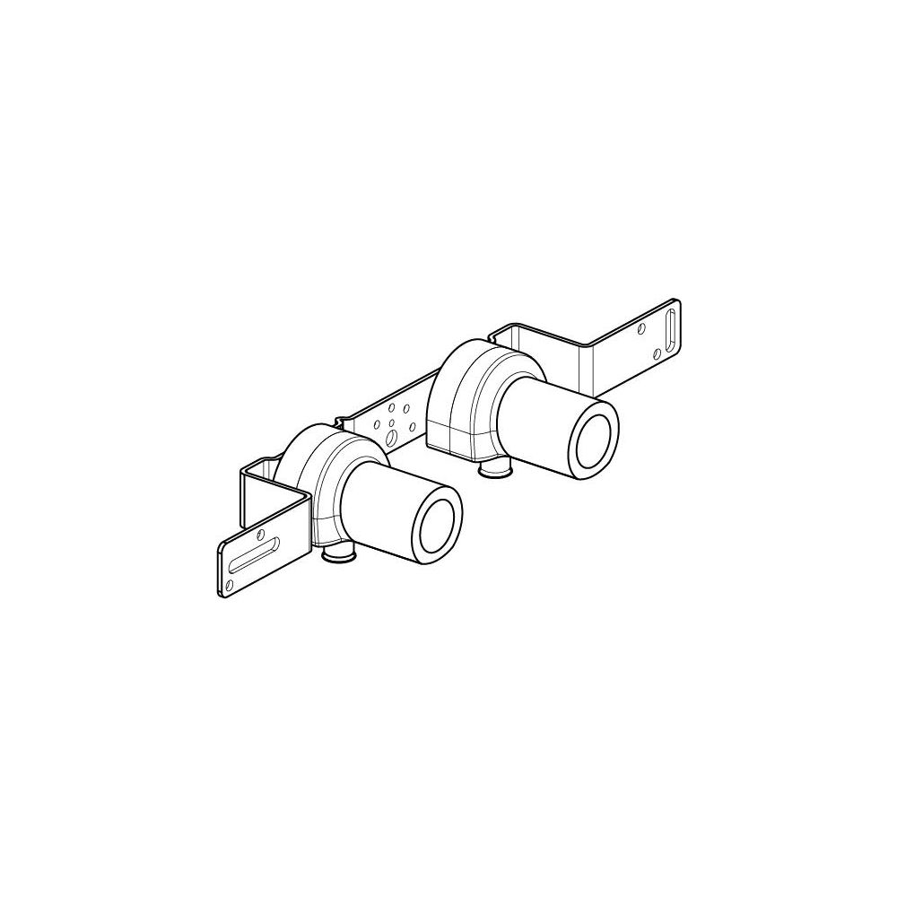 Uponor S-Press Plus Montageeinheit mit Schallset, 16mm x Rp 1/2" FT, c/c 150mm... UPONOR-1070666 6414905219827 (Abb. 2)