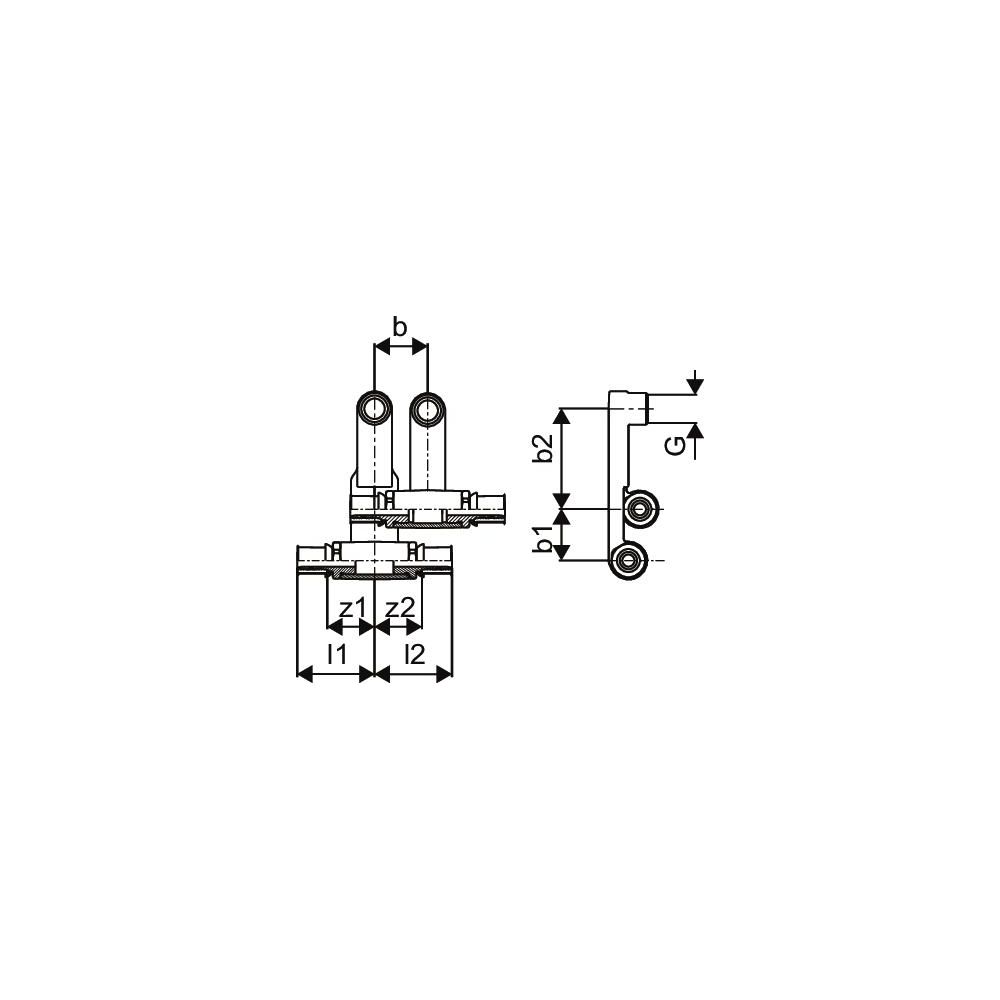 Uponor S-Press Plus SL-Anschlussgarnitur, 16mm x G 1/2" MT-0... UPONOR-1070695 6414905220120 (Abb. 3)