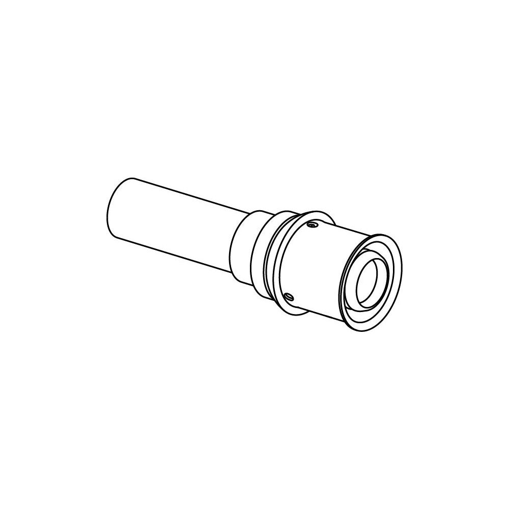 Uponor S-Press Plus Übergang auf Kupfer, 16x15mm CU... UPONOR-1070615 6414905219353 (Abb. 2)