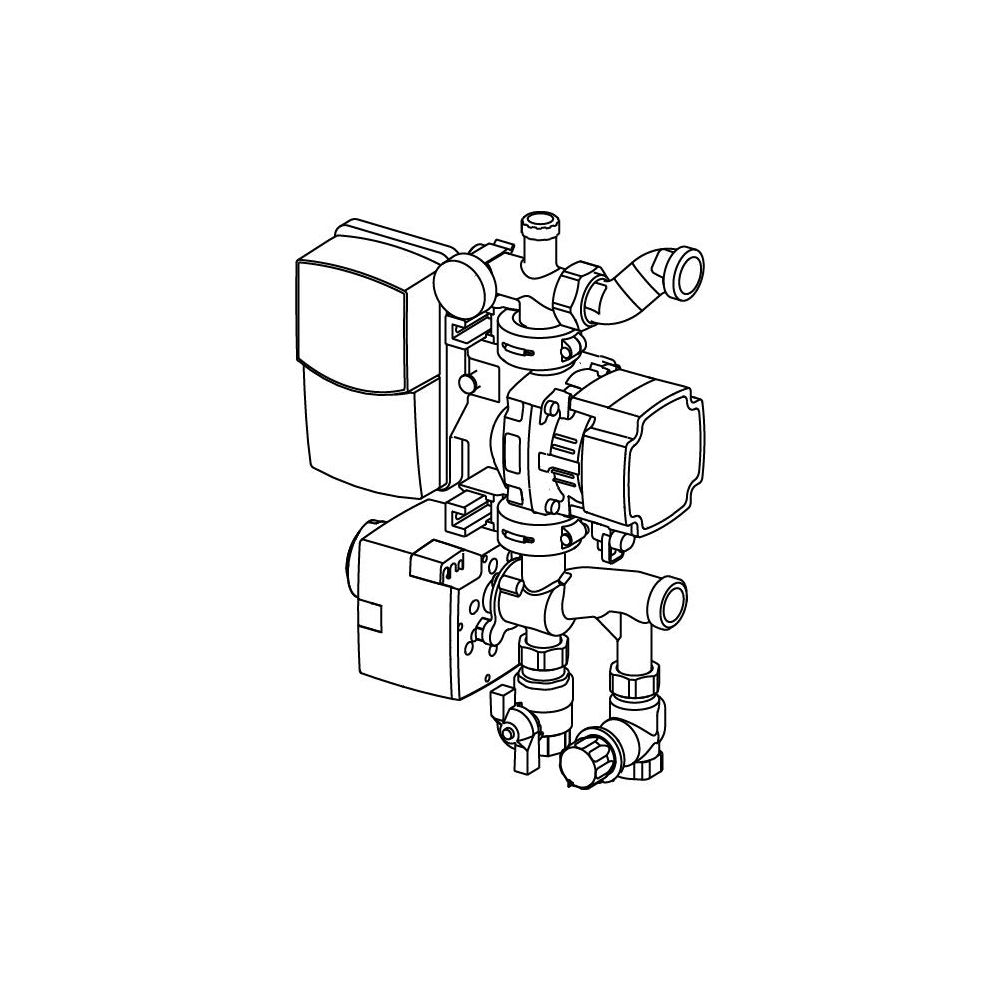 Uponor Fluvia Move Pumpengruppe, MPG-10-A-W, 1078306... UPONOR-1078306 4021598130142 (Abb. 2)