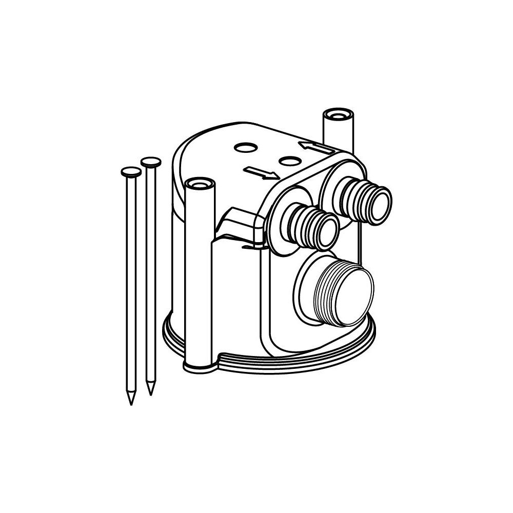 Uponor Contec Thermische Steckdose T2 Q und E 20, 1078341... UPONOR-1078341 4021598130517 (Abb. 2)