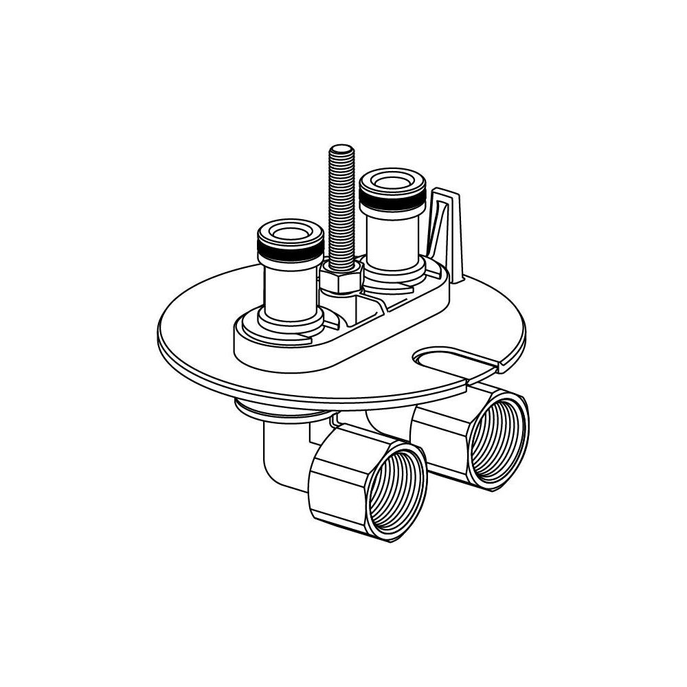 Uponor Contec Adapterstecker T2 G 1/2" FT, 1078342... UPONOR-1078342 4021598130524 (Abb. 2)
