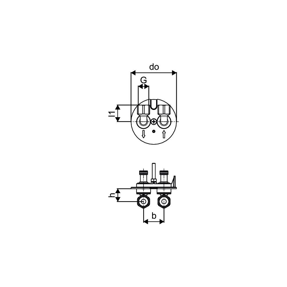 Uponor Contec Adapterstecker T2 G 1/2" FT, 1078342... UPONOR-1078342 4021598130524 (Abb. 3)