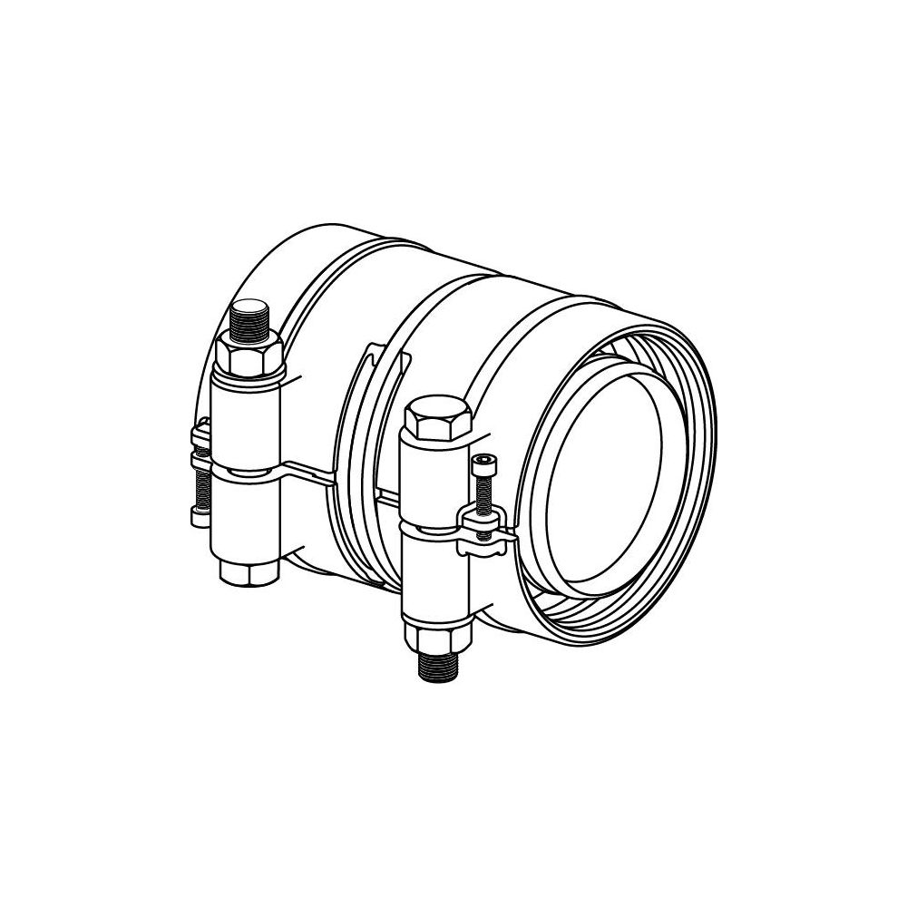 Uponor Ecoflex Kupplung PN 6 125x11,4-125x11,4mm, 1078365... UPONOR-1078365 4021598130241 (Abb. 2)