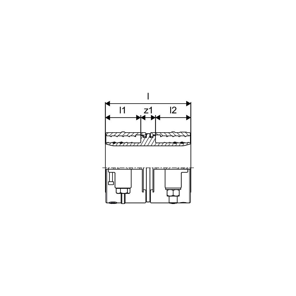 Uponor Ecoflex Kupplung PN 6 125x11,4-125x11,4mm, 1078365... UPONOR-1078365 4021598130241 (Abb. 3)