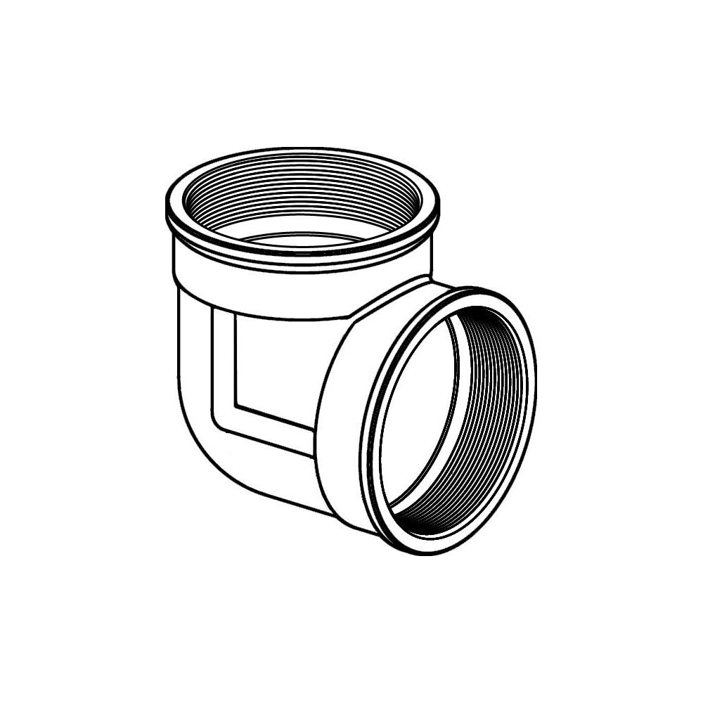 Uponor Ecoflex Winkel, Rp 4" x Rp 4", 1078366... UPONOR-1078366 4021598130258 (Abb. 2)