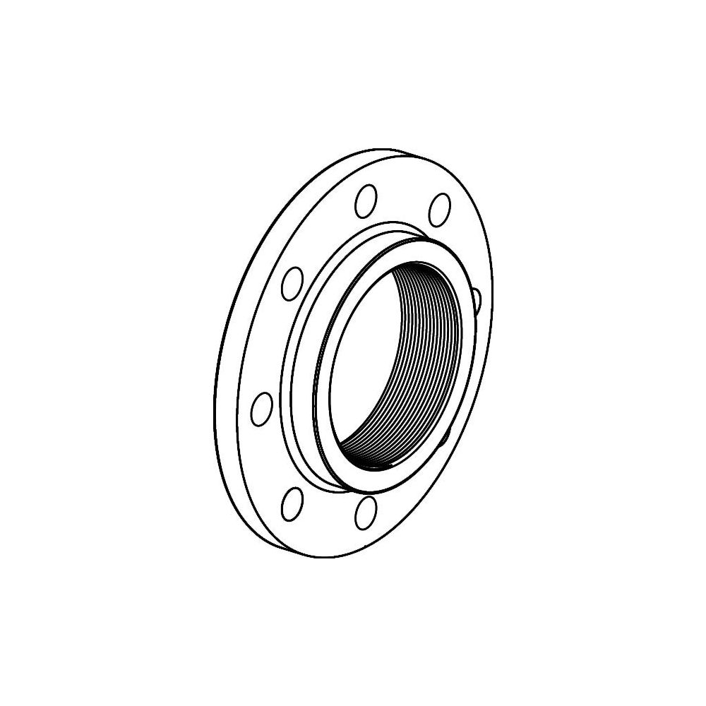 Uponor Ecoflex Gewindeflansch F 100/8-180, Rp 4" , 1078370... UPONOR-1078370 4021598130296 (Abb. 2)