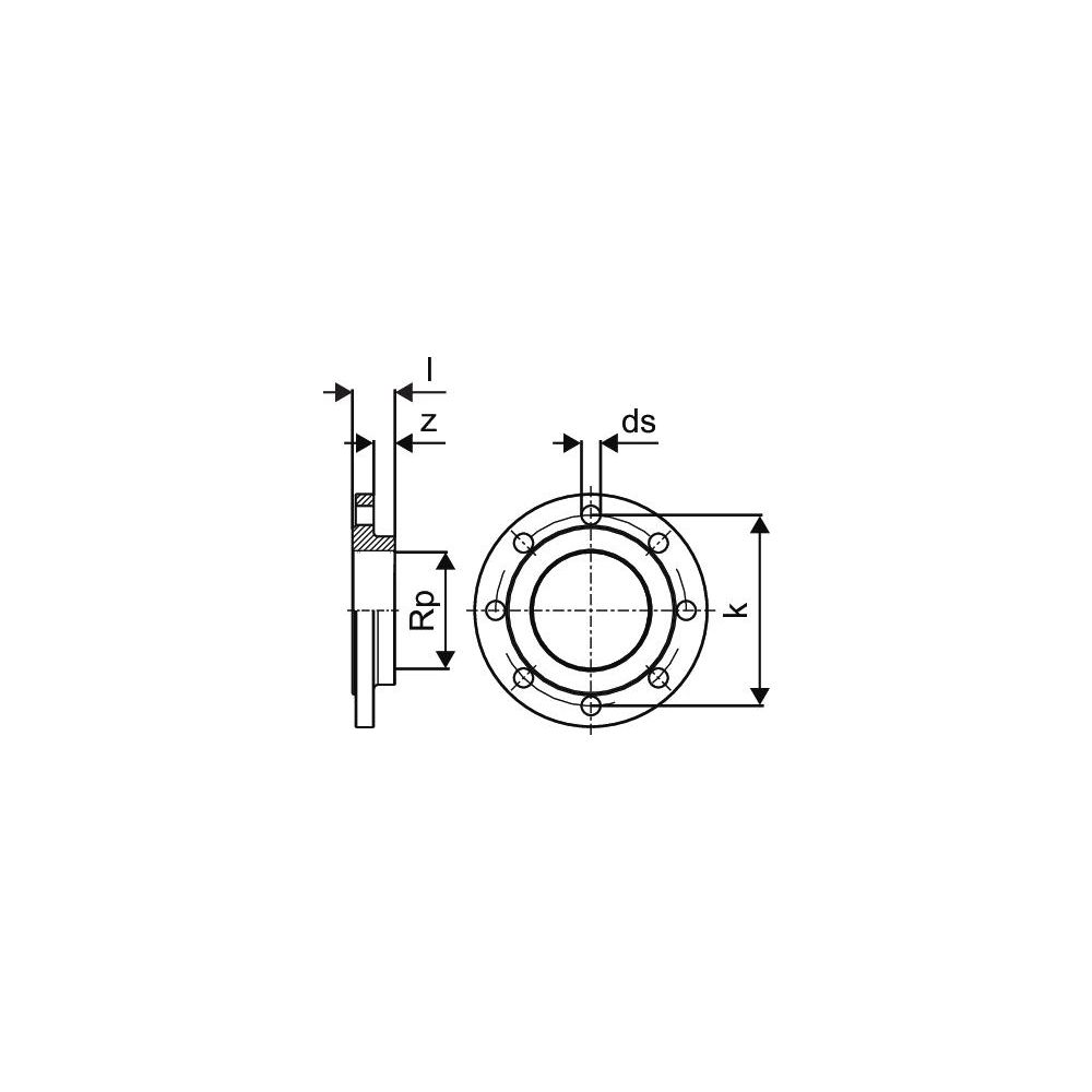 Uponor Ecoflex Gewindeflansch F 100/8-180, Rp 4" , 1078370... UPONOR-1078370 4021598130296 (Abb. 3)