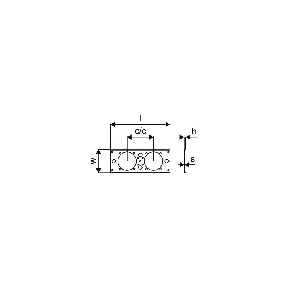 Uponor Smart Aqua Plus Montagebügel M7, c/c 150mm, 1085747... UPONOR-1085747 6414905207893 (Abb. 2)