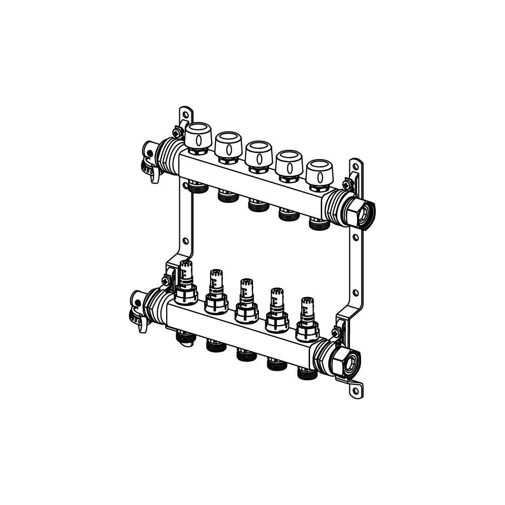 Uponor Vario S-Verteiler FM 12x3/4 Euro... UPONOR-1086548 4021598135291 (Abb. 3)