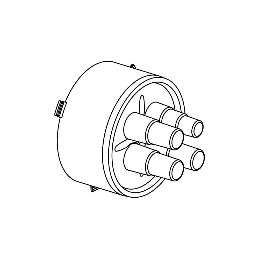 Uponor Ecoflex Gummi-Endkappe Quattro 20mm plus 25mm plus 32mm, Mantel 140mm... UPONOR-1086838 6414905210015 (Abb. 2)