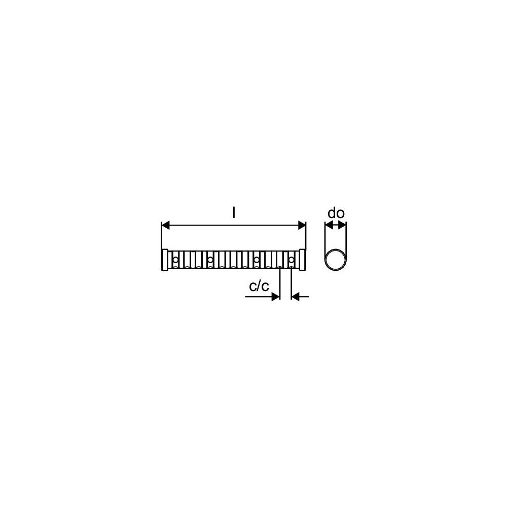 Uponor Aqua Plus Verteilerdämmung EPP, 10x c/c50mm, Länge 600mm... UPONOR-1087016 6414905210046 (Abb. 3)