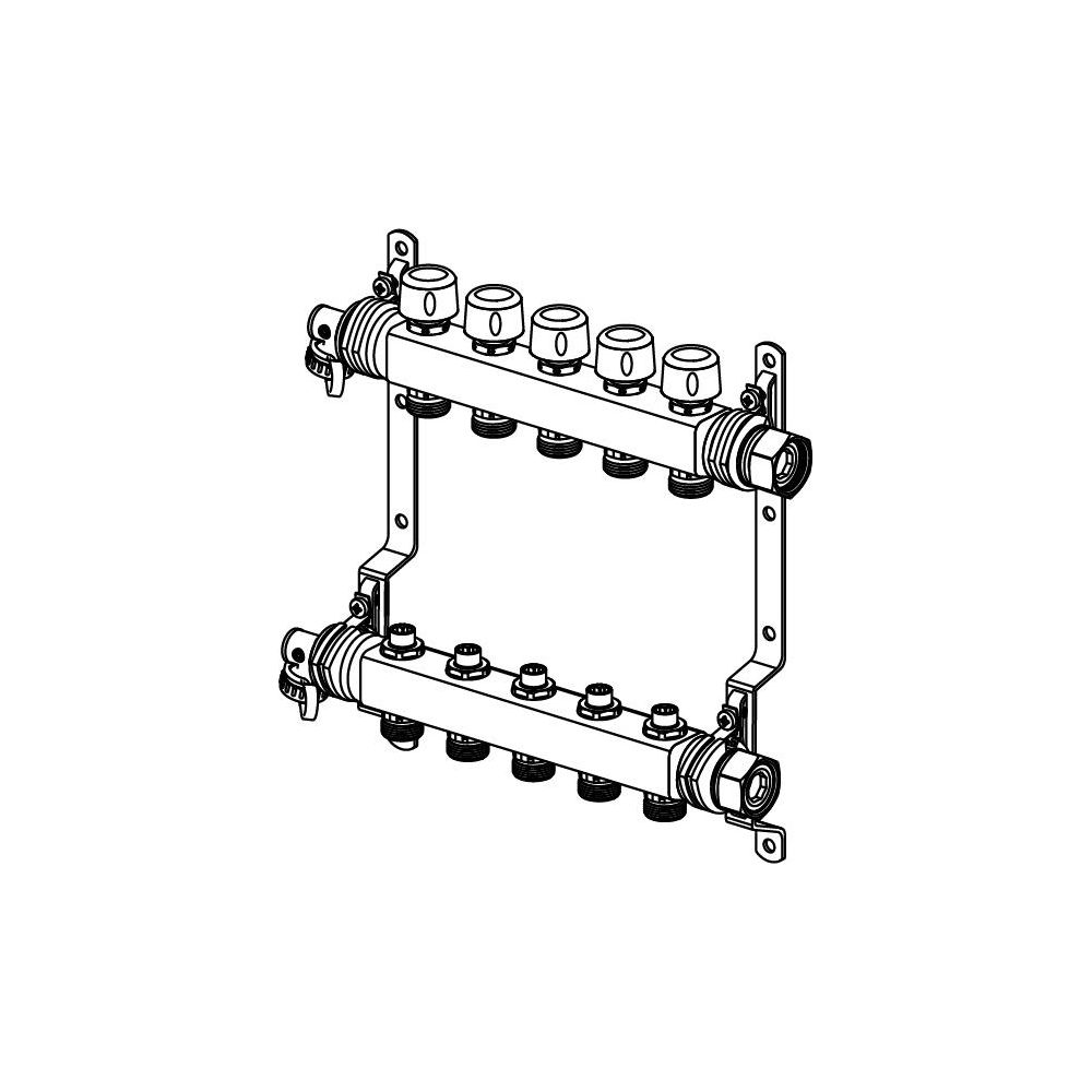 Uponor Vario S Verteiler LS 14x3/4 Euro... UPONOR-1088869 6414905243075 (Abb. 2)