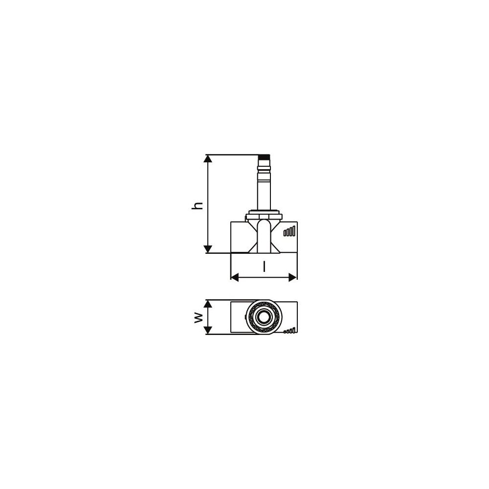 Uponor Smatrix Aqua Plus Magnetventilunterteil, 1088427... UPONOR-1088427 6414905238071 (Abb. 3)