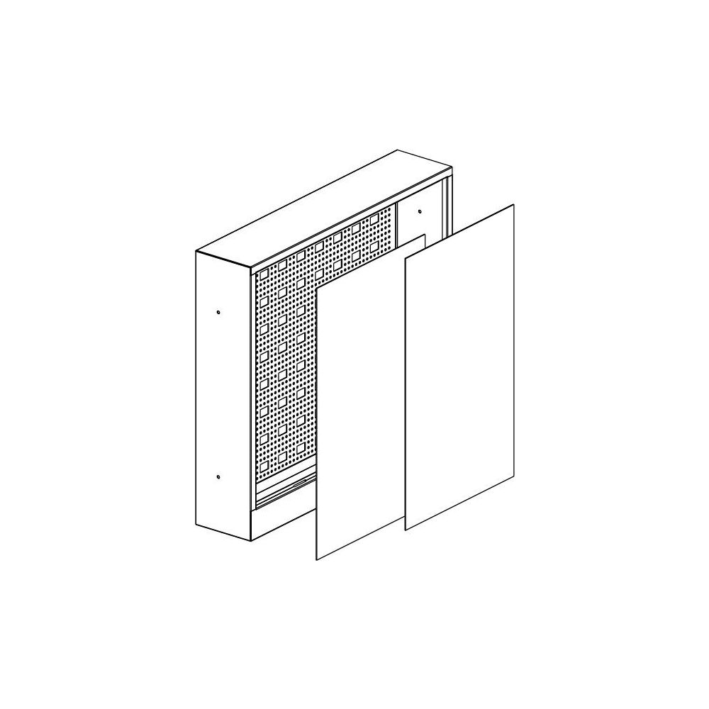 Uponor Aqua Plus Verteilerschrank FS B, 550x500x118mm... UPONOR-1088758 6414905242382 (Abb. 2)