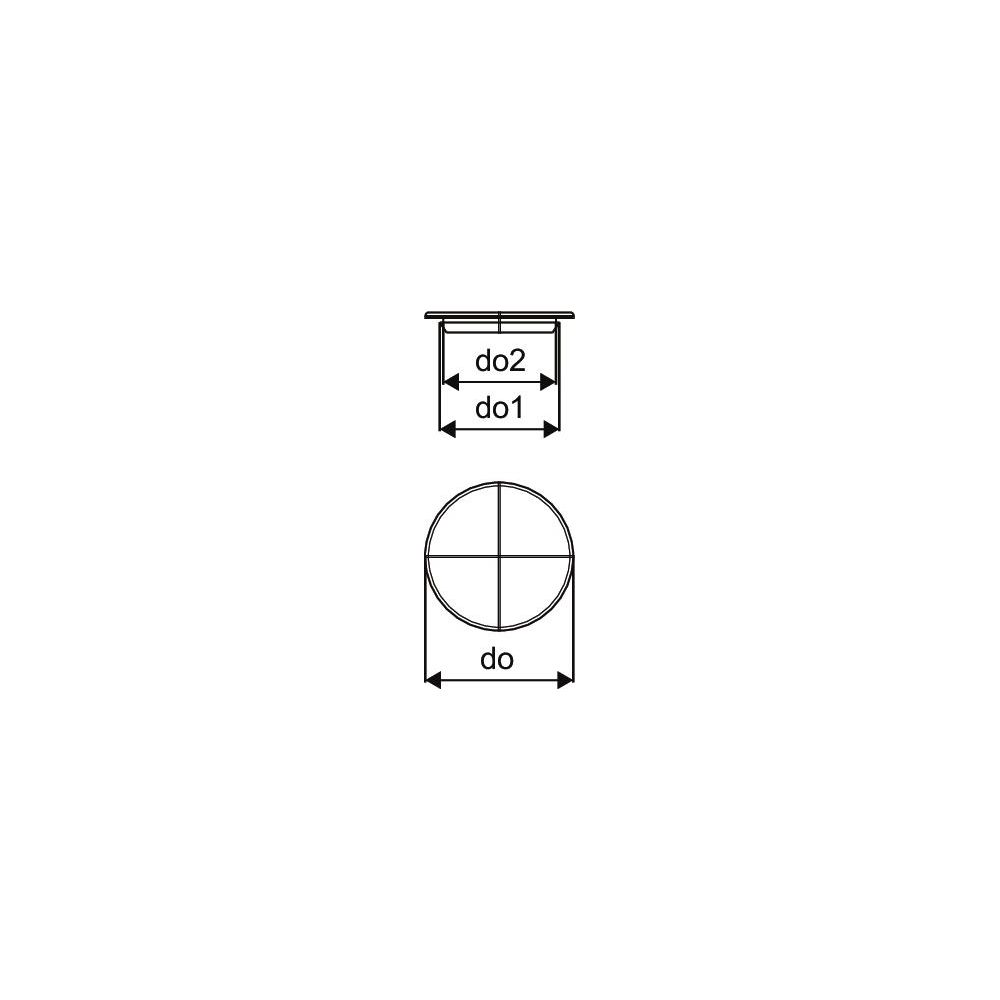 Uponor Aqua Plus Abdeckkappenset für Rohrdurchführungen A-L, 34mm... UPONOR-1088815 6414905242955 (Abb. 3)